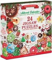 Eurographics Adventskalender - Weihnachtsleckereien - 24 puzzels - 50 stukjes