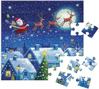 Eurographics Adventskalender - Weihnachtsstadt - 24 puzzels - 50 stukjes-2