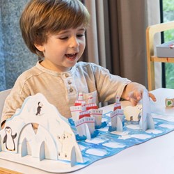 Adventerra Games bordspel Polar Adventure - educatief kinderspel klimaat