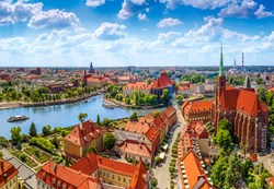 Castorland puzzle vue aérienne Wroclaw Pologne puzzle 1000 pièces