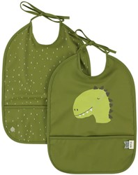 Trixie Waterdicht slabbetje 2-pack - Mr. Dino