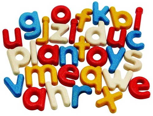 PlanToys Houten Speelgoed Kleine letters