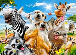 Castorland puzzle animaux African Selfie 200 pièces carton