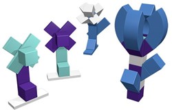 Ainstein decoraties - kleuterschool set - kleurrijk karton speelgoed