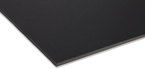 Airplac foamboard zwart 3mm 42x29,7 cm 10 stuks - knutselkarton