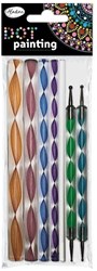 Aladine creatieve dot painting set - 7 tools voor stippen en hobby