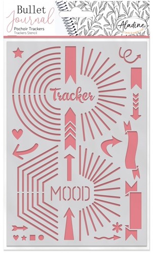 Aladine pochoir Bullet Journal A5 mood tracker créatif