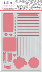 Aladine bullet journal stencil A5 organiseren - creatief sjabloon