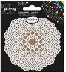 Aladine peinture Set Mandala pointillisme 10 cm jouet créatif