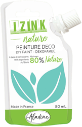 Aladine gouache Izink Nature 80 ml vert aqua écologique