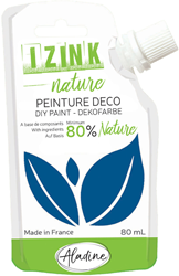 Aladine gouache Izink Nature 80 ml bleu écologique