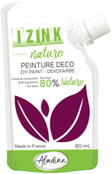Aladine peinture gouache Izink Nature 80 ml Bordeaux créatif durable