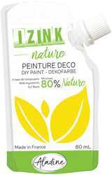 Aladine gouache Izink Nature 80 ml jaune écologique