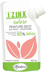 Aladine plakkaatverf Izink Nature 80 ml koraalroze milieuvriendelijk