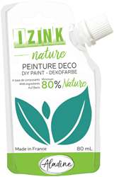 Aladine gouache Izink Nature 80 ml turquoise sachet souple
