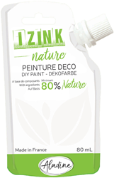 Aladine peinture gouache Izink Nature 80 ml blanc écologique