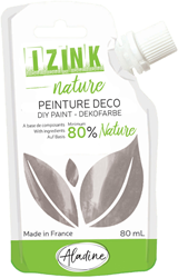 Aladine gouache Izink Nature 80 ml argent écologique