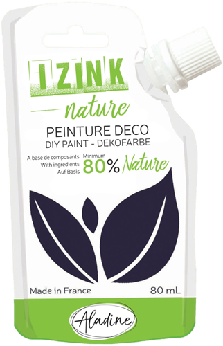 Aladine plakkaatverf Izink Nature 80 ml zwart voor kinderen en hobby
