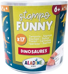 Aladine Aladine Stempel Set Stampo Funny Dinosaurussen 17 stuks