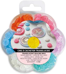 Aladine zegel wax set - creatieve wax beads in 7 kleuren voor kinderen
