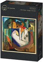 Grafika puzzle Albert Gleizes - Paysage 1914-1915 - 1000 pièces puzzle d'art-2