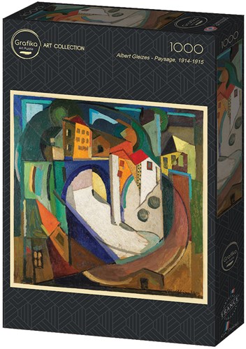 Grafika puzzle Albert Gleizes - Paysage 1914-1915 - 1000 pièces puzzle d'art-2