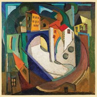 Grafika puzzle Albert Gleizes - Paysage 1914-1915 - 1000 pièces puzzle d'art