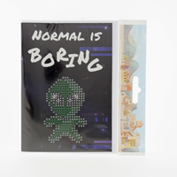 Wizardi Carte Diamond Painting Alien - Kit créatif de loisirs