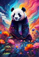 Alipson Puzzle Colourful Panda -  Teile
