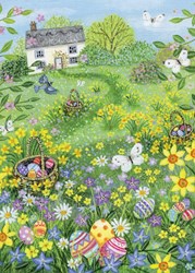 Alipson Puzzle chasse aux œufs de Pâques - 500 pièces colorées enfants