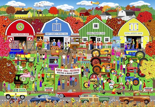 Alipson Puzzle puzzle Harvest Festival - 1000 pièces multicolore
