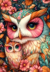 Alipson Puzzle puzzle Owl Always Love You 1000 pièces animaux