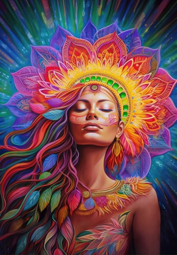 Alipson Puzzle Rainbow Shaman -  Teile