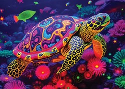 Alipson Puzzle regenboog schildpad - 500 stukjes puzzelplezier