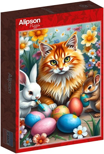 Alipson Puzzle Bereit für Ostern - 1000 Teile-2