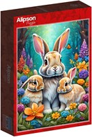 Alipson Puzzle puzzle Spring Bunnies 1000 pièces multicolore-2