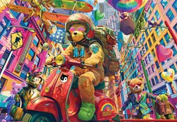 Alipson Puzzle puzzle Teddy on the Go 1000 pièces multicolore