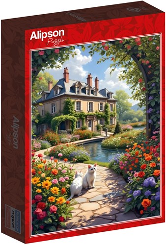 Alipson Puzzle arche fleurie cottage - puzzle pour enfants-2