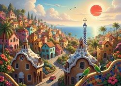 Alipson Puzzle legpuzzel The Dream of Barcelona - 500 stukjes