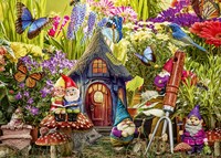 Alipson Puzzle Der Garten der Gnome - 1000 Teile