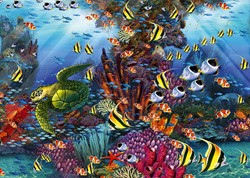 Alipson puzzel Das Riff im Detail - 1500 stukjes