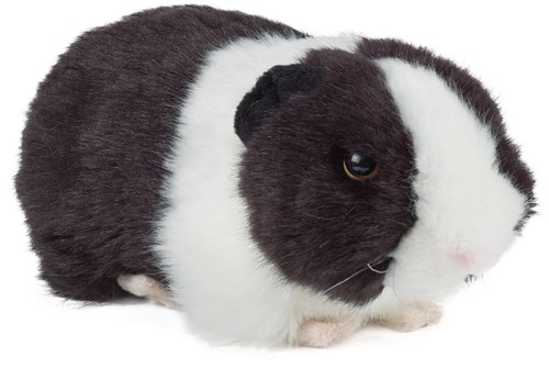 Living Nature peluche Cochon d'Inde Noir - jouet en peluche