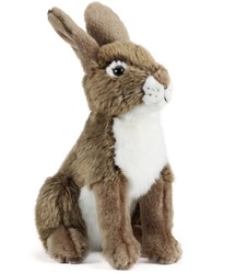 Living Nature peluche lièvre jouet doux animal réaliste cadeau