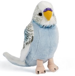 Living Nature knuffel Blue Budgerigar with Sound