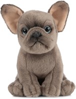 Living Nature peluche chiot Bouledogue Français chien 15 cm jouet