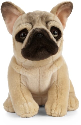 Living Nature Peluche Assis Bouledogue Français 20 cm