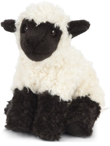 Living Nature peluche agneau à face noire 19cm jouet câlin