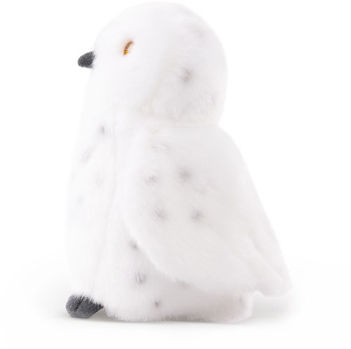 Living Nature chouette blanche peluche - jouet en peluche hibou petit-2