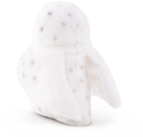 Living Nature chouette blanche peluche - jouet en peluche hibou petit-3