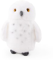 Living Nature chouette blanche peluche - jouet en peluche hibou petit